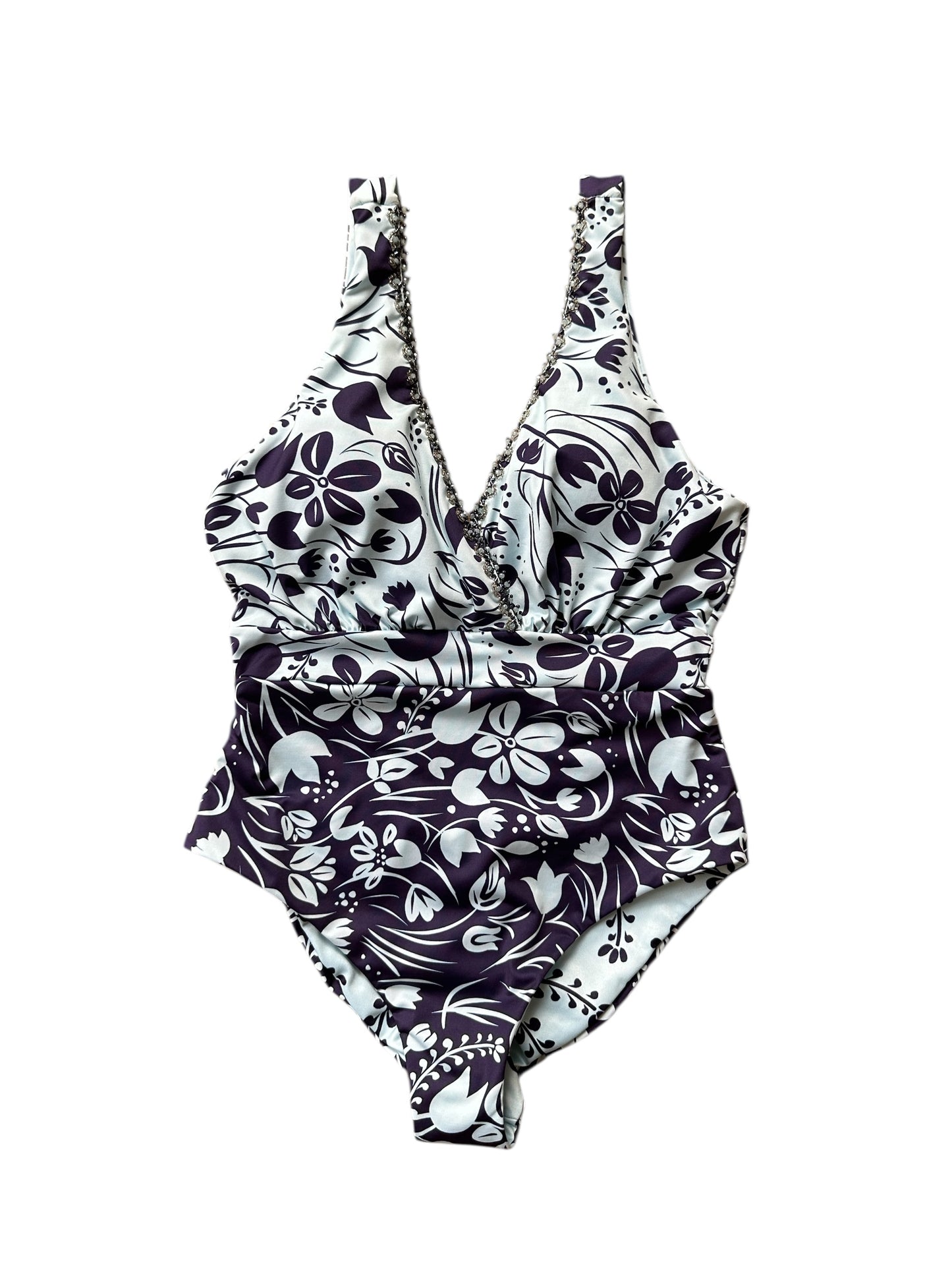 Blue Aloha One-Piece
